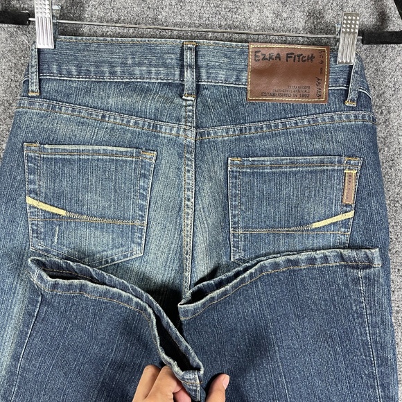 NWT Ezra Fitch Vintage Y2K Bootcut Jeans Mid Wash Womens Size 29x34 #1796 - Picture 5 of 11